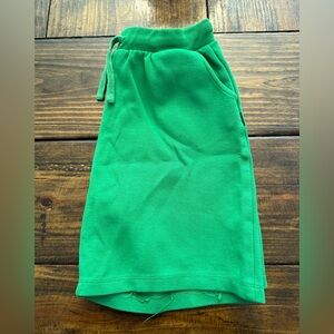 Kids Pull-On Green Sweat Shorts (XL)